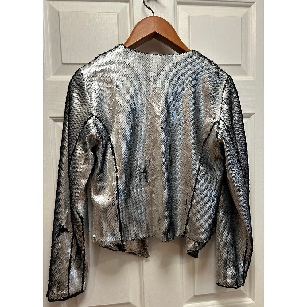 Chaser Lined With Reversible Sequins Open Front J… - image 4